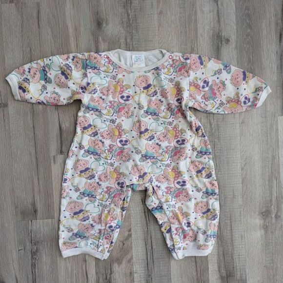 Vintage Other - 3/$20 Vintage Cotton Club Ballet Dancing Bears Playsuit, 24mo (K3)